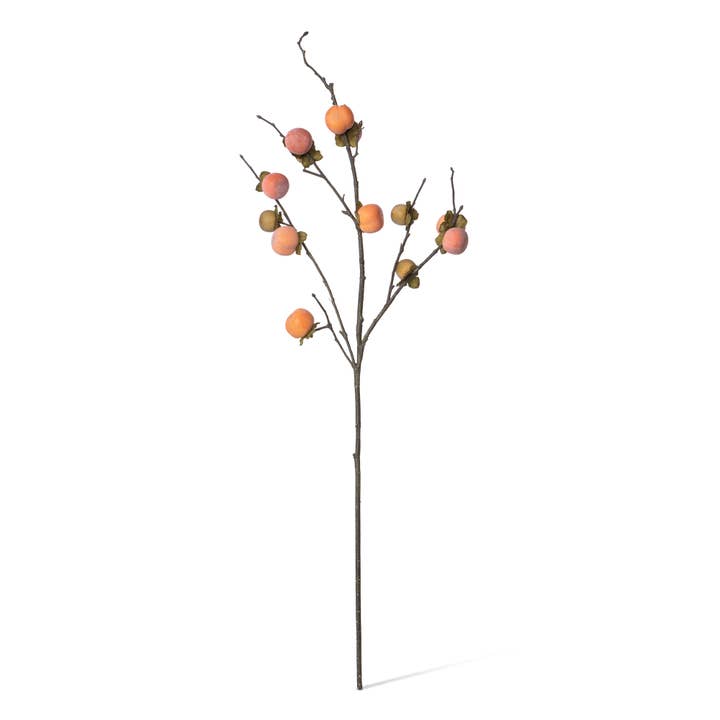 Park Hill Collection - Wholesale Artificial Plant - Persimmon Branch1