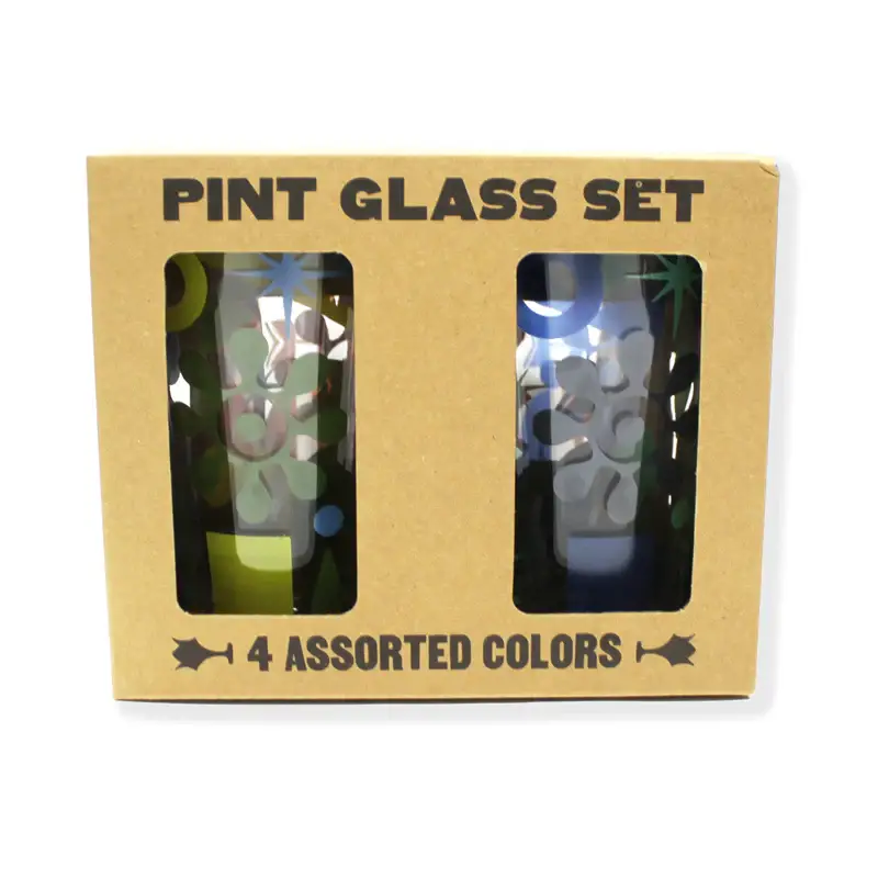 Hatch Show Print - Wholesale Drinking Glass/Cup - Dingbat Pint Glasses - Set of 41