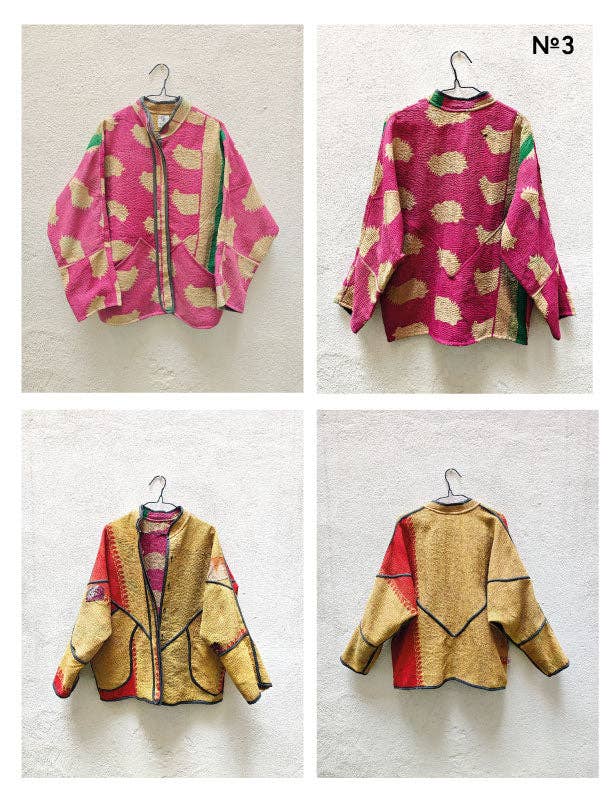 Indigo Collection - Wholesale Jacket - Women's - VINTAGE KANTHA JACKETS2