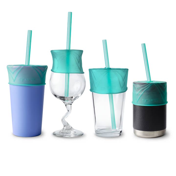 GoSili - Wholesale Drinking Straw - Kids & Baby - Universal Lid and Standard Straw + Travel Case, 1 pk -PDQ