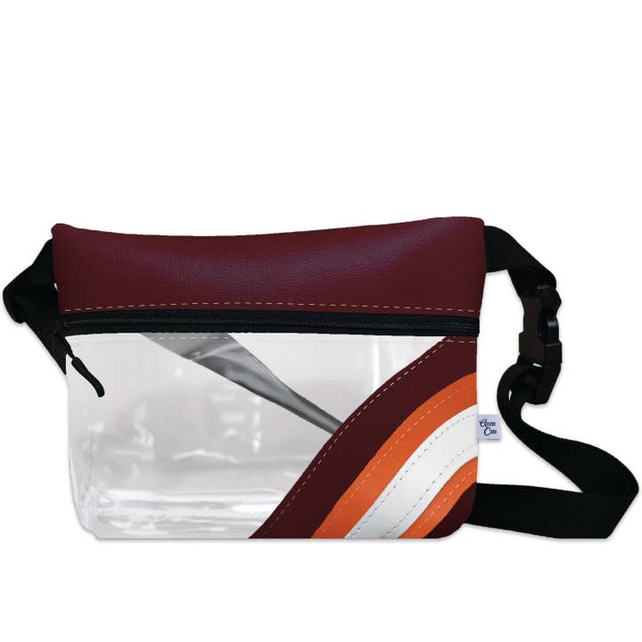 Virginia Tech Footballstadion Clear Stripe Spieltag Gürteltasche für den Großhandel von Anne Cate