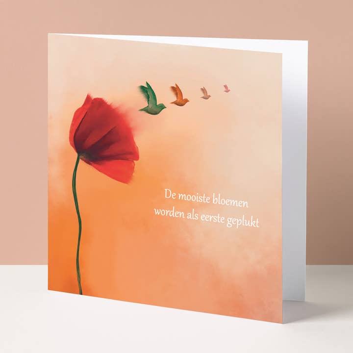 Grußkarte | Die schönsten Blumen für den Großhandel von Studio Poppybird