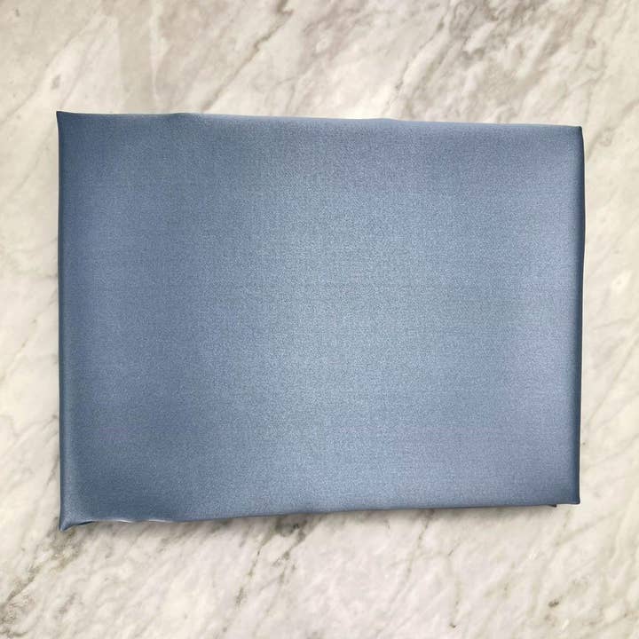 SILK PILLOWCASE 50*75cm GREY BLUE for wholesale by DREAMSILK