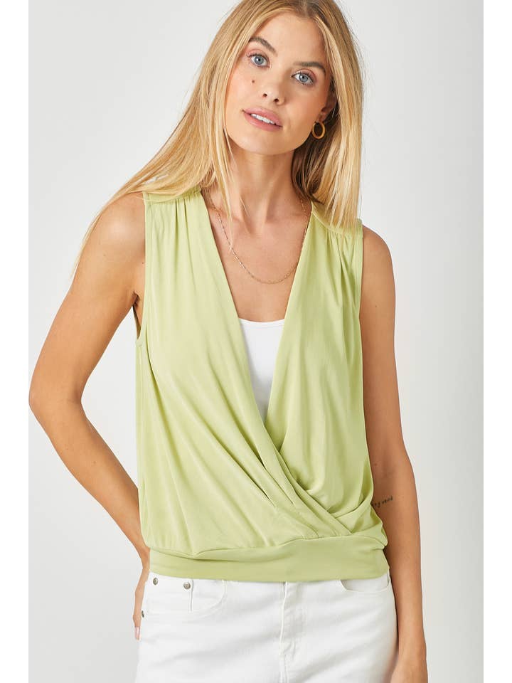 Mystree - Wholesale Blouse - Women's - 60608 Modal Plunging Neck Top6