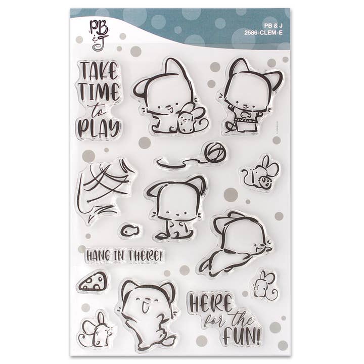 Timbri in polimero trasparente PB&J per la vendita all'ingrosso da parte di Impronte D'Autore