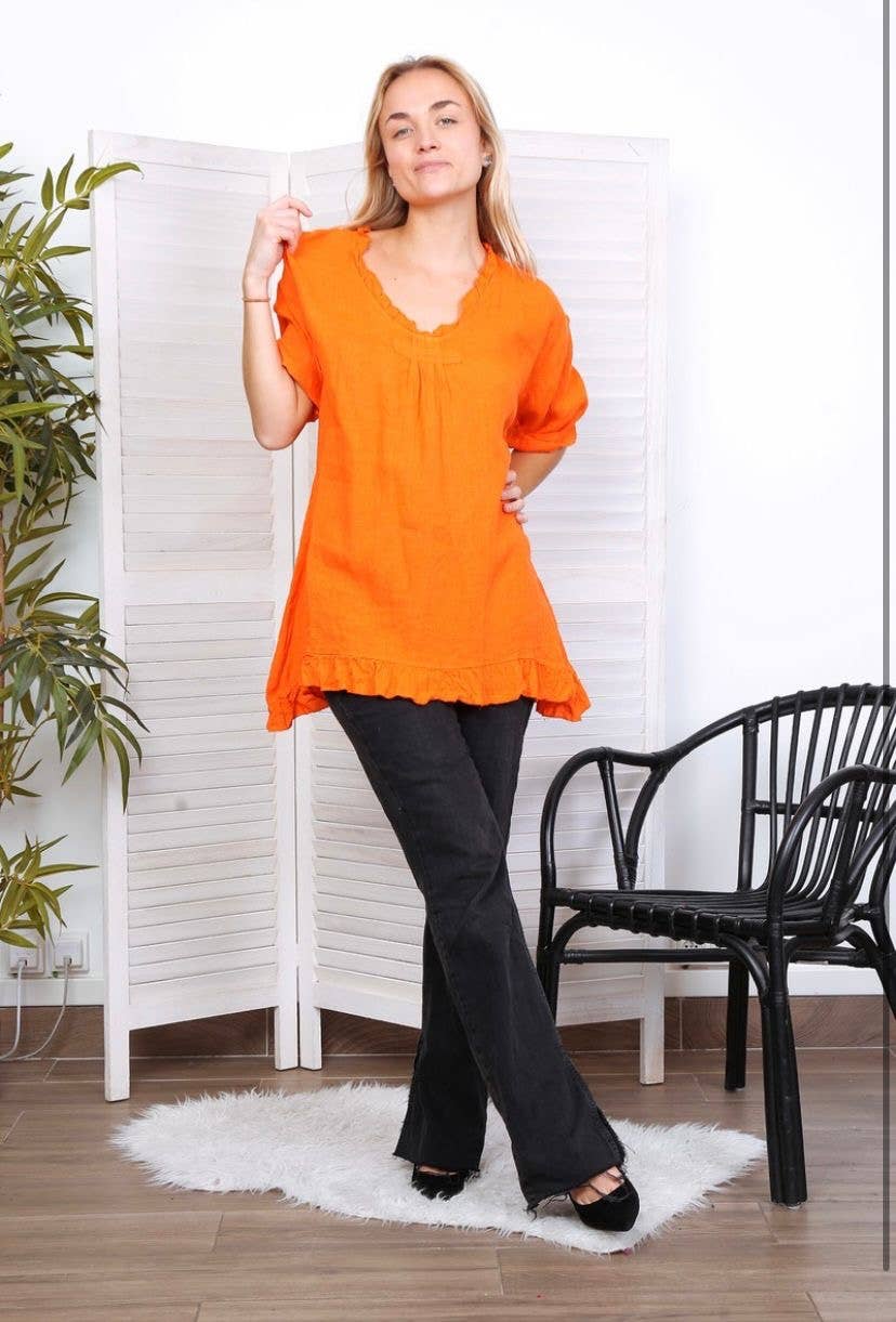 LÉA & LUC - Wholesale Tunic - Women's - 100% Linen Tunic REF.1076811