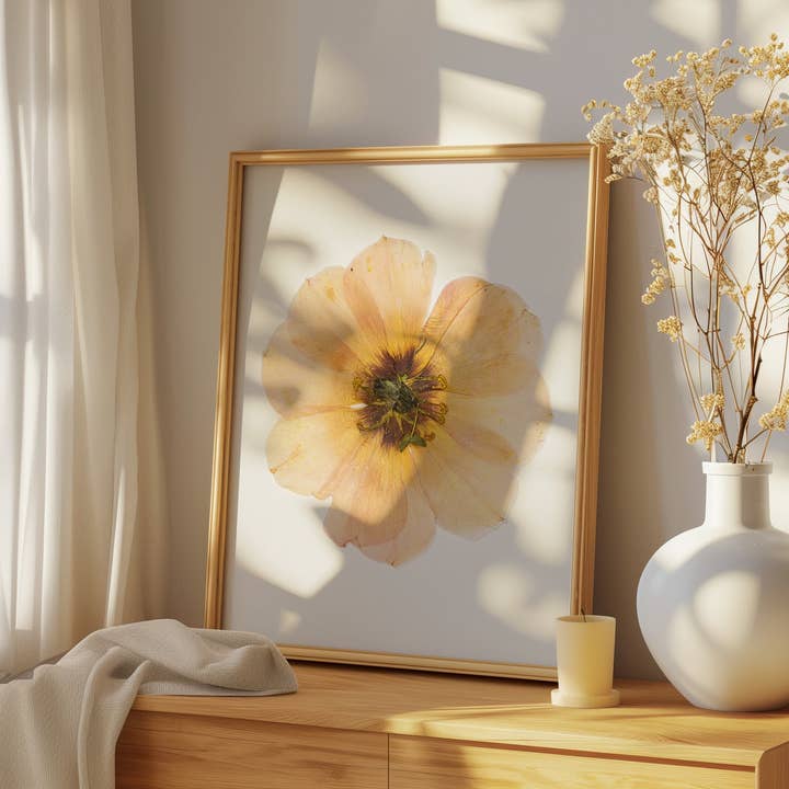 Hope Steinle Pressed Flower Art - Wholesale Art print - Slow Bloom5