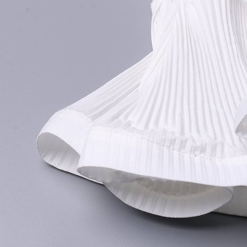 Productseeker - Wholesale Blouse - Women's - TP014 Spring Ruffle Belted Top - Elegance Redefined8