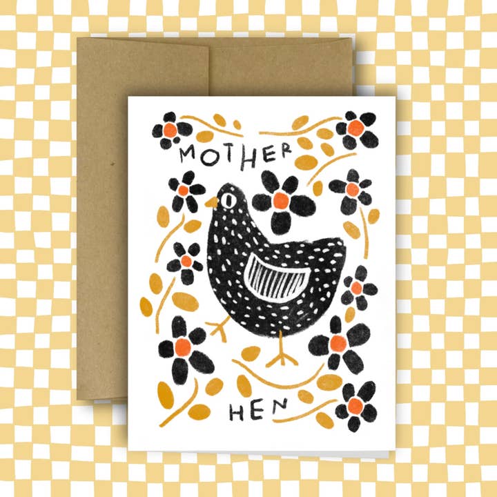 RANI BAN CO – Engroshandel Morsdagskort – MOTHER HEN Kort