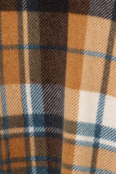 Chris & Carol Apparel - Wholesale Dress - Women's - X213150D - Cozy Cowl Neck Plaid Dress - Plus Size3