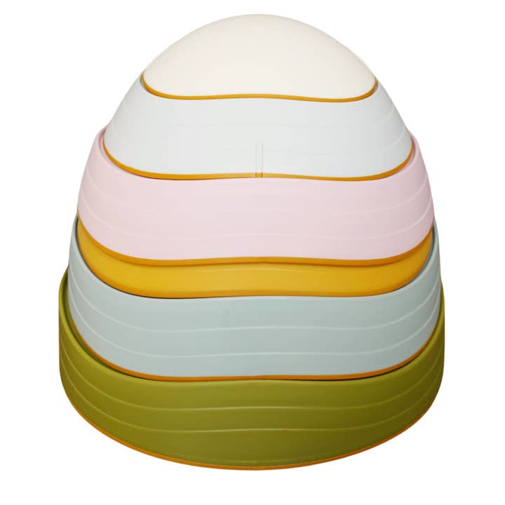 Marlowe & Co - Wholesale Stacking Rings Game - Baby - Balance Stepping Stones