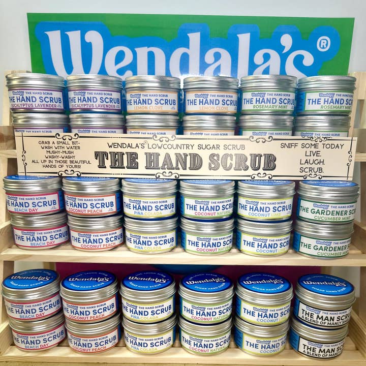 WENDALA'S® – wholesale Hand cream/lotion – Hand Scrub Collection w/ Rack