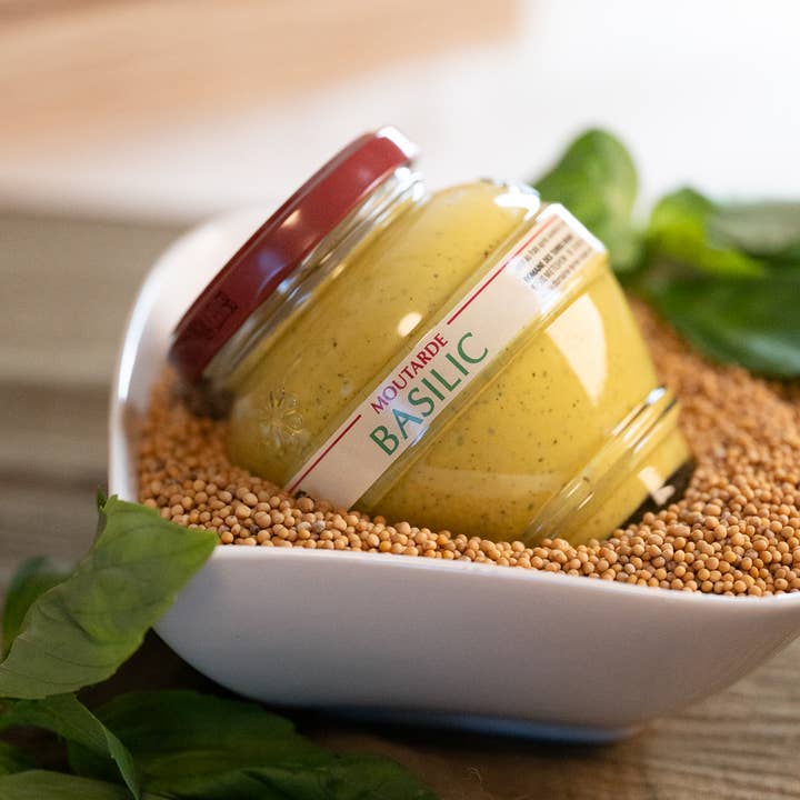DOMAINE DES TERRES ROUGES - Wholesale Mustard - Basil Mustard French seeds without additives 200 g2
