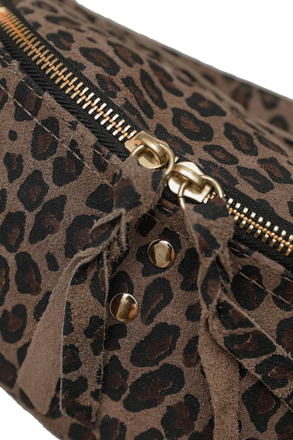 Cherry Paris – wholesale Midjeväska - Dam – NELLY LEOPARD midjeväska i leopardmönstrad mocka - 4061B14