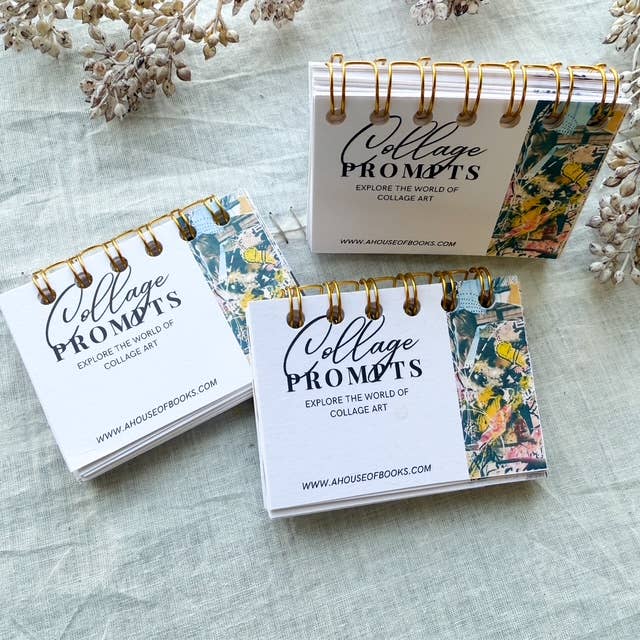 A House of Books - Wholesale Tarot Cards - Collage Prompt Deck0