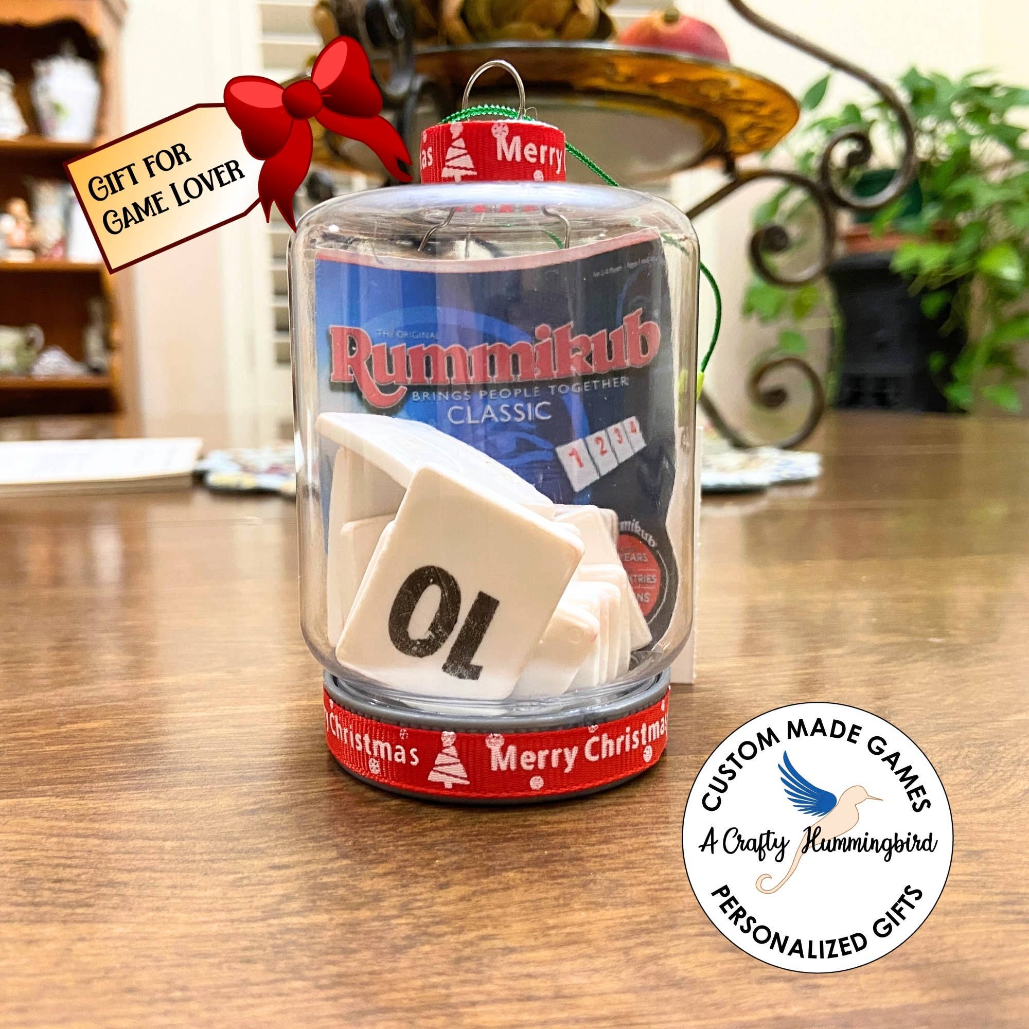 Crafty Vintage Games - Wholesale Ornament - Retro Rummikub Game Ornament for Christmas Gift3