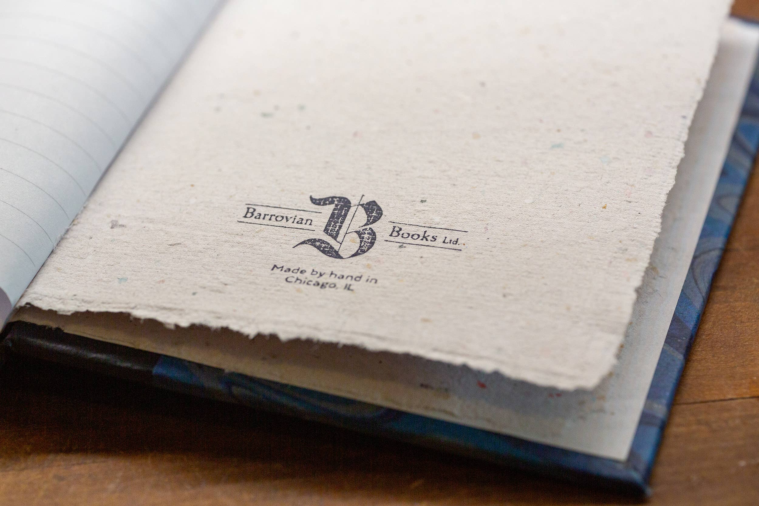 Barrovian Books - Wholesale Journal/Diary - Marbled Midnight Blue | Handmade Journal2