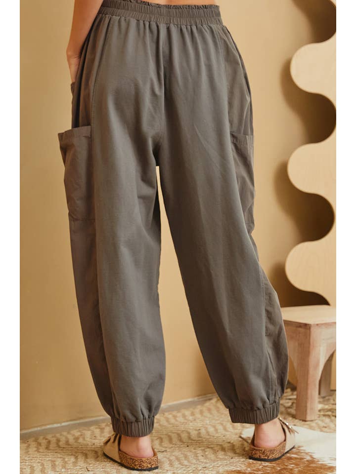 Sweet Lovely by Jen - Wholesale Lounge Sweatpants/Joggers - Women's - CASUAL COMFY WIDE-LEG HARMES JOGGERS6