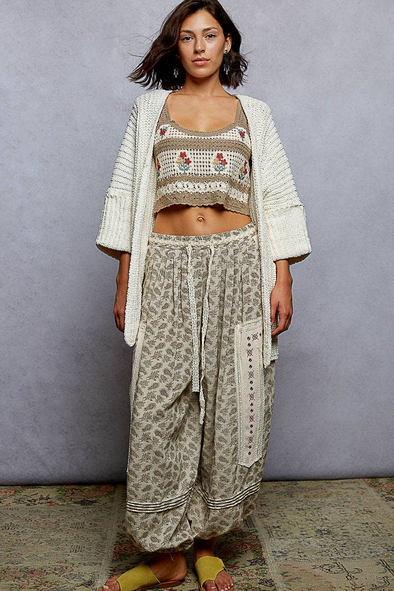 Pol Clothing - Vente Cardigan – femme - Gilet en chenille uni à manches longues avec poches EN SOLDE4