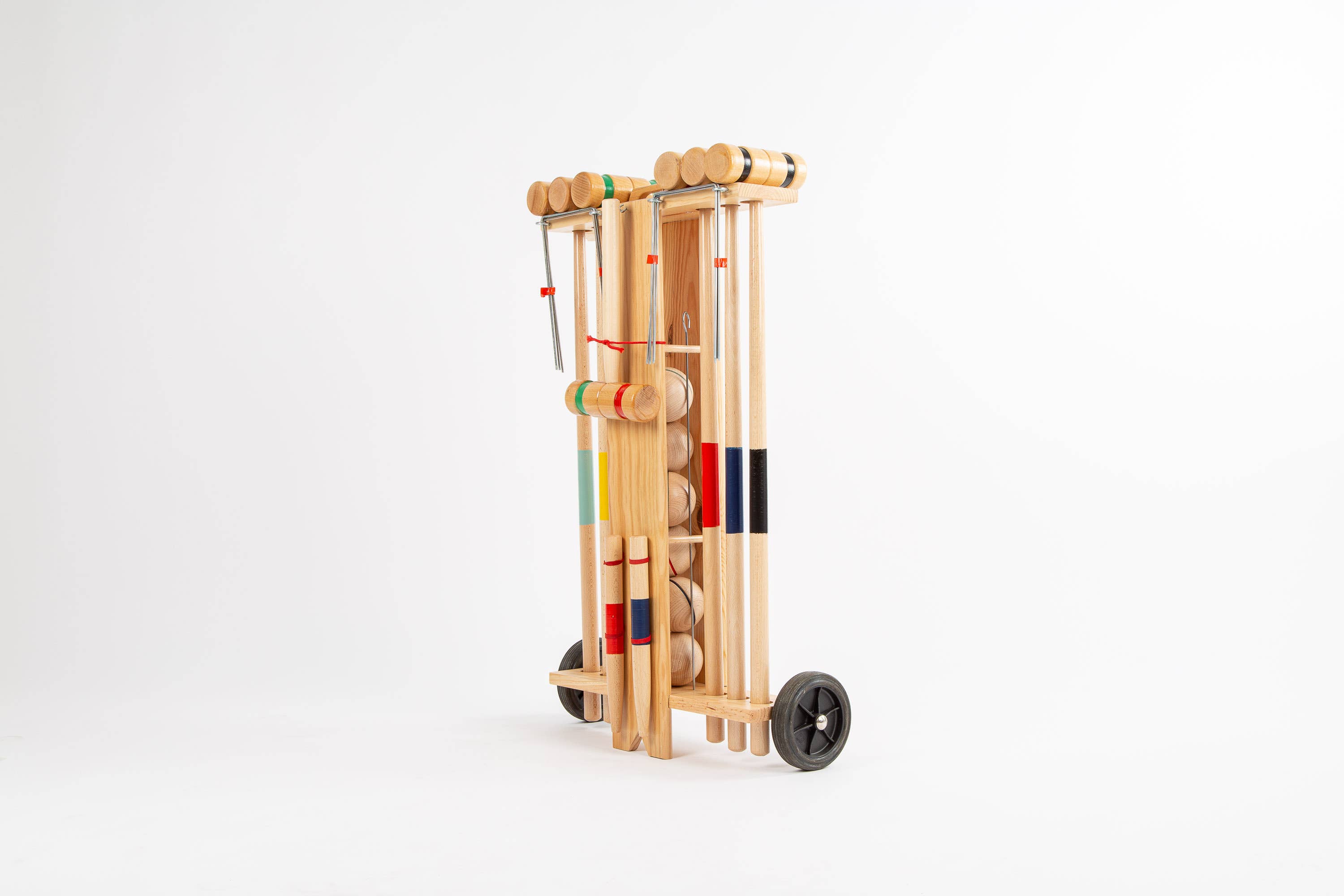 MORA PLAY - Wholesale Sporting Accessories - Croquet game in wooden trolley - 6 players1