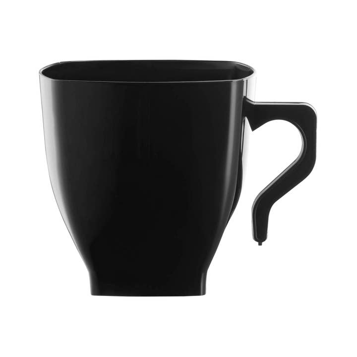 Smarty had a Party – Engroshandel Kaffekrus – 8 oz. sorte firkantede plastikkrus til kaffe - 192 stk.