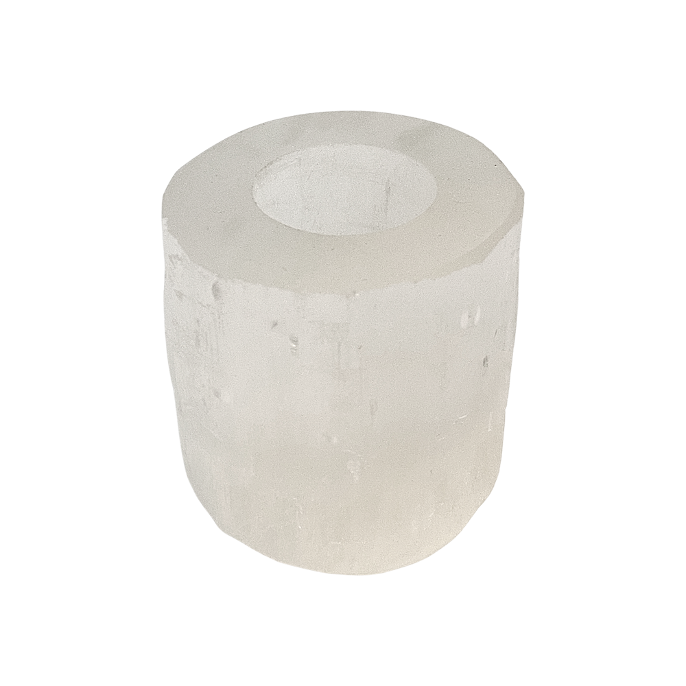 VIE - Wholesale Candle Holder - Selenite Cylindrical Candle Holder0