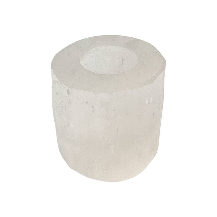 VIE - Wholesale Candle Holder - Selenite Cylindrical Candle Holder