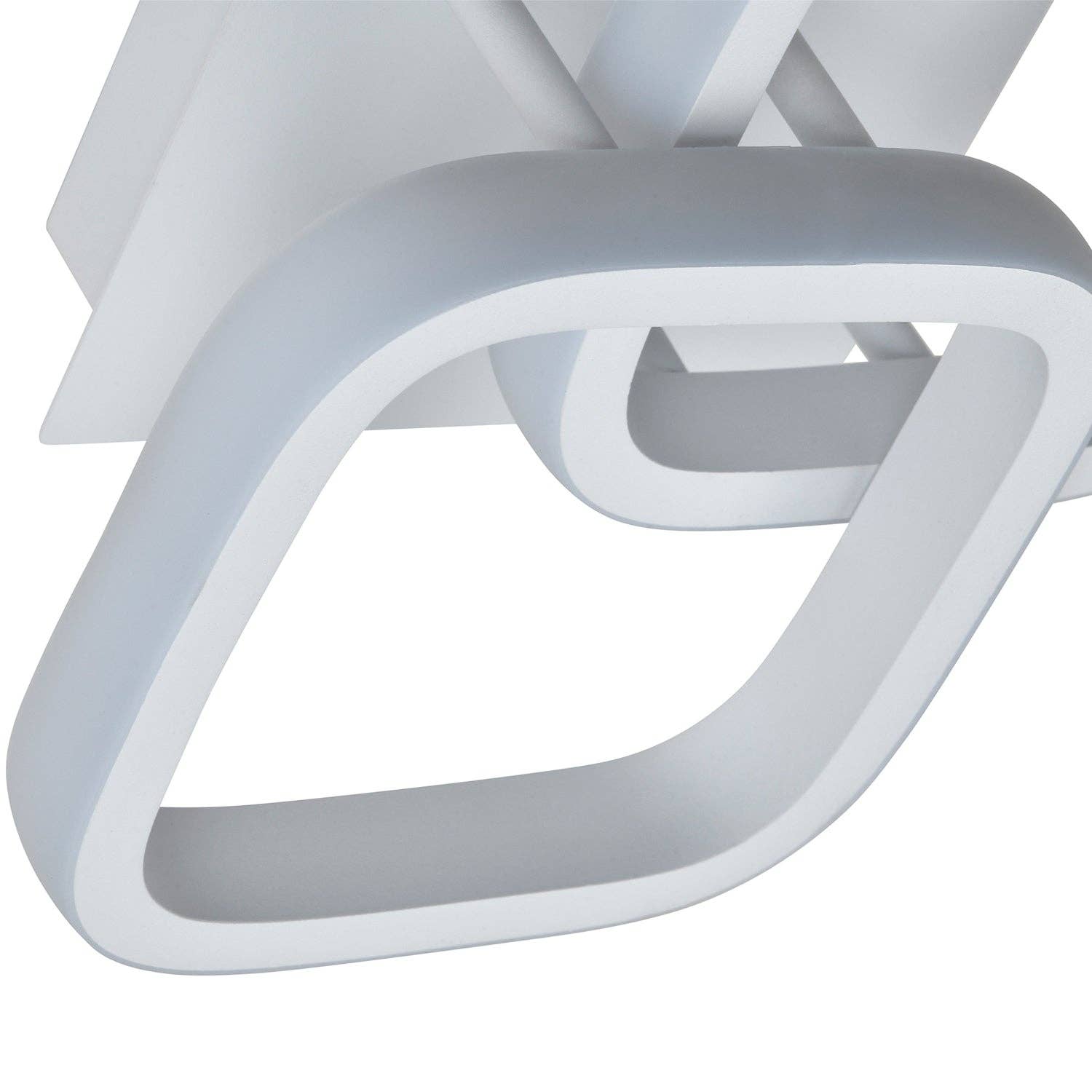 Happy Homewares – wholesale Chandelier/hanging light – Contemporary Compact Double Head 40w LED Ceiling Light Fitting in Matt White2