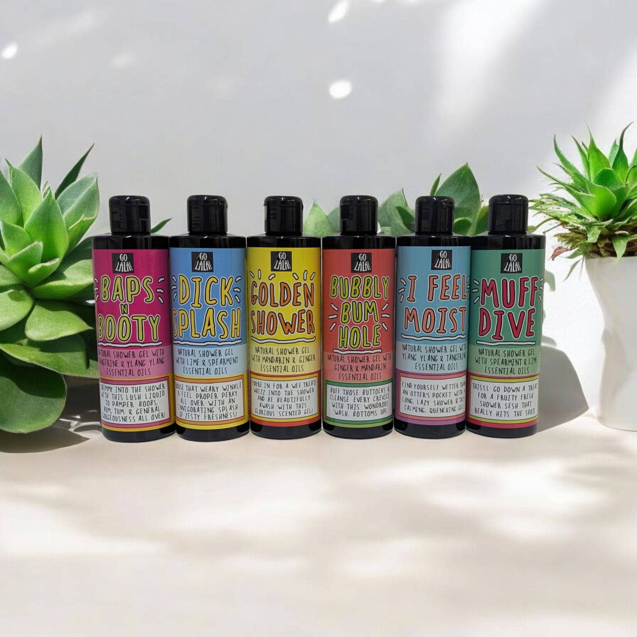 Go La La – wholesale Body wash/shower gel – Baps 'n' Beauty shower gel - ylang ylang & tangerine1