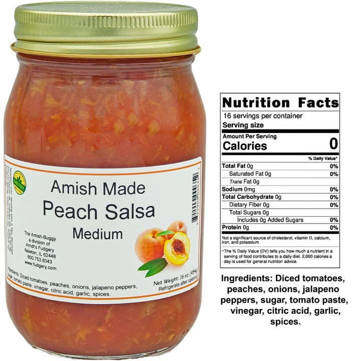 Arndt's Fudgery LLC - Wholesale Salsa - Amish Fresh Made Salsa 16 oz. Jar21