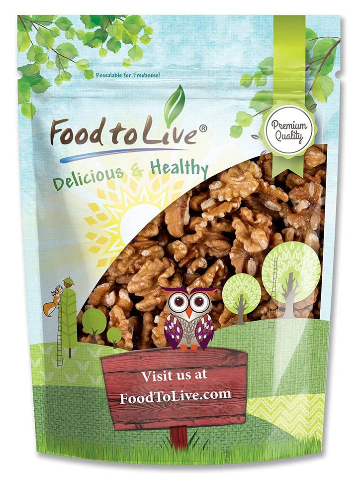 California Walnuts Halves & Pieces – Kosher, Vegan, Sirtfood for wholesale by Food To Live