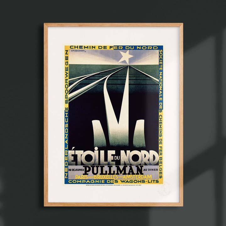 Affiche Cassandre Etoile Du Nord - AMC0007 pour la vente par Oneart