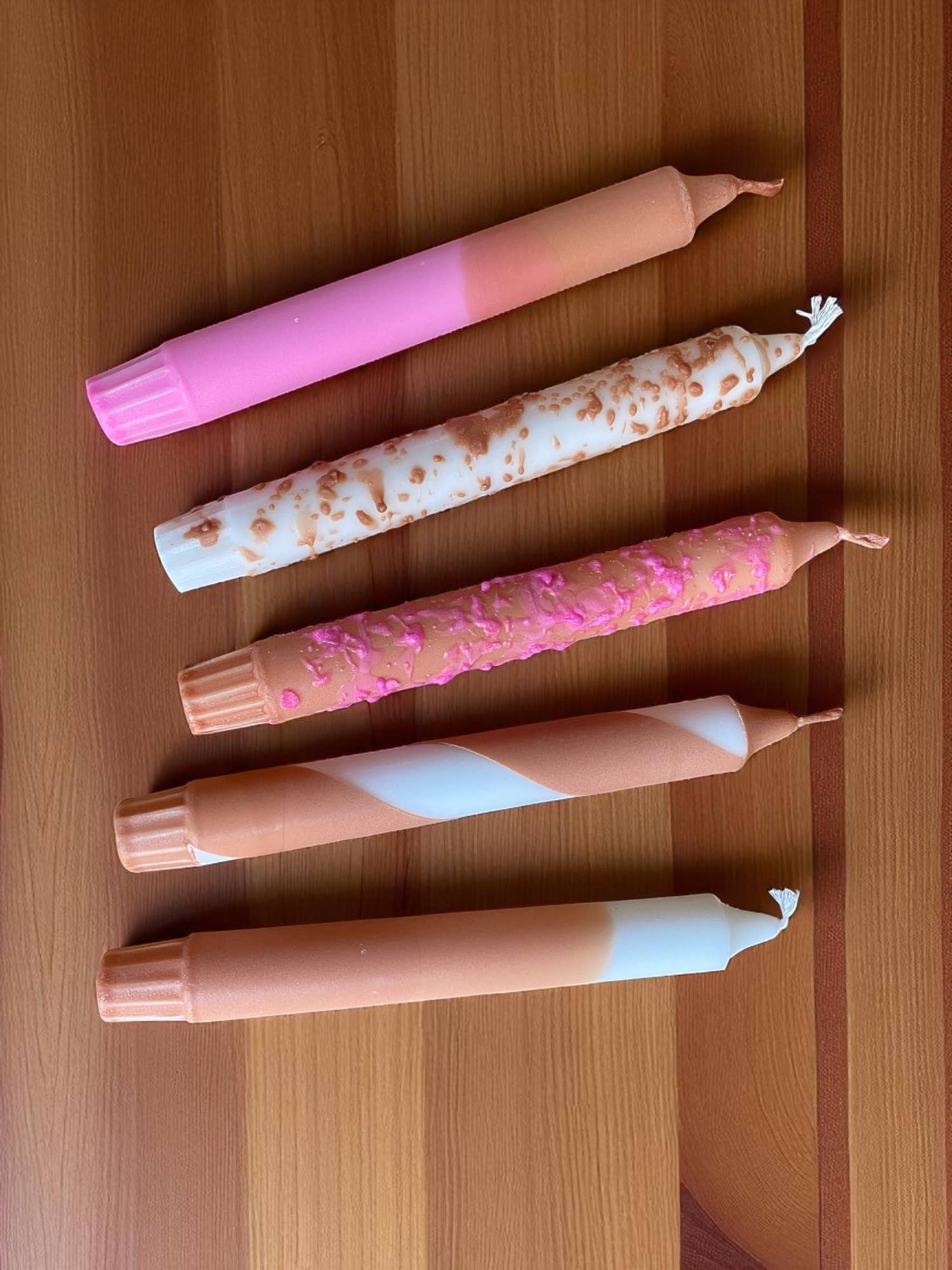 Kupkup HB. - Fi Design Studio Co. - Wholesale Pillar Candle - Joyful Glow | Chocolate Cake Tapper Candle | 2.3x20 cm 10