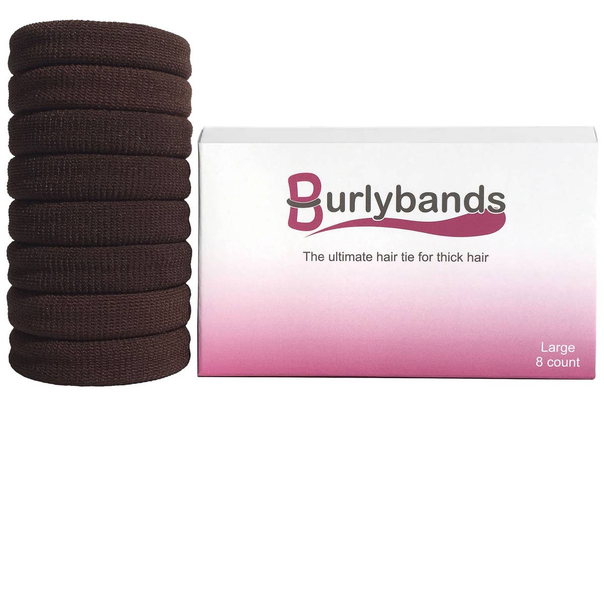 Burlybands – Großhandel Haargummi – Damen – Burlybands Haargummis für dickes, schweres oder lockiges Haar, 8 Stück1
