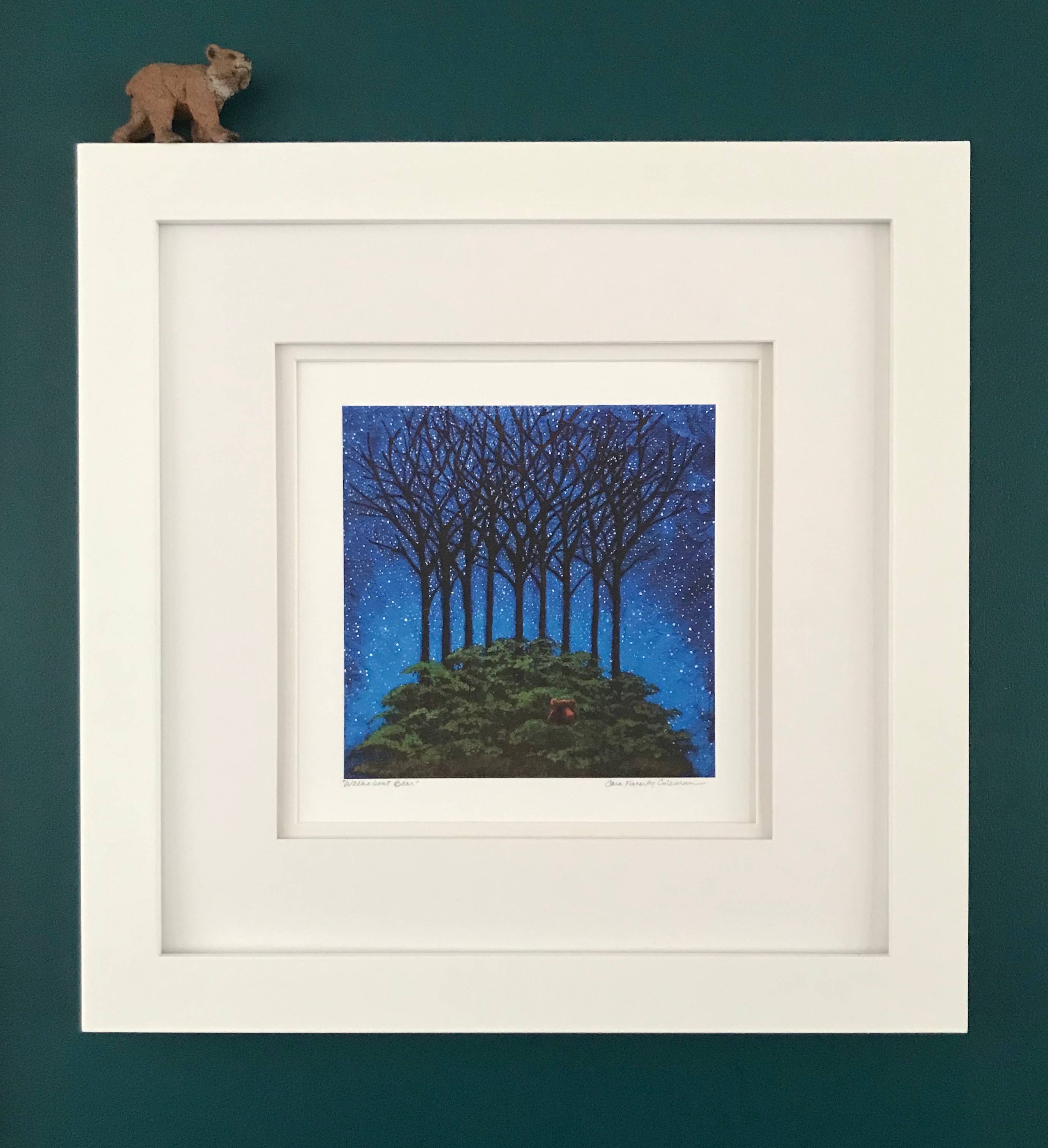 Little Bear Illustration - Wholesale Art Print - Walkabout Bear Giclee Fine Art Print1