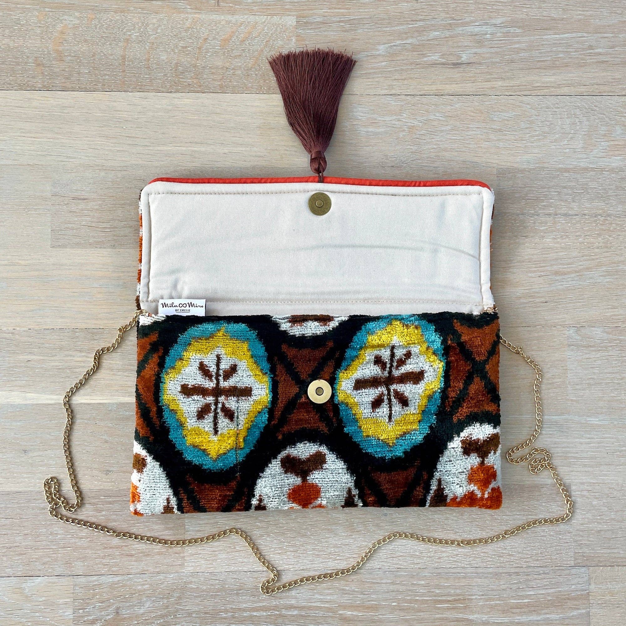 Mila∞Miro by Emelie - Venta al por mayor Bolso de mano - Mujer - Bolso clutch Ikat Pompeya1