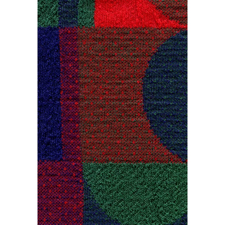 McKernan - Wholesale Hand Warmer - Soho Wristwarmers – Merino Wool with Circle Graphic Motif7