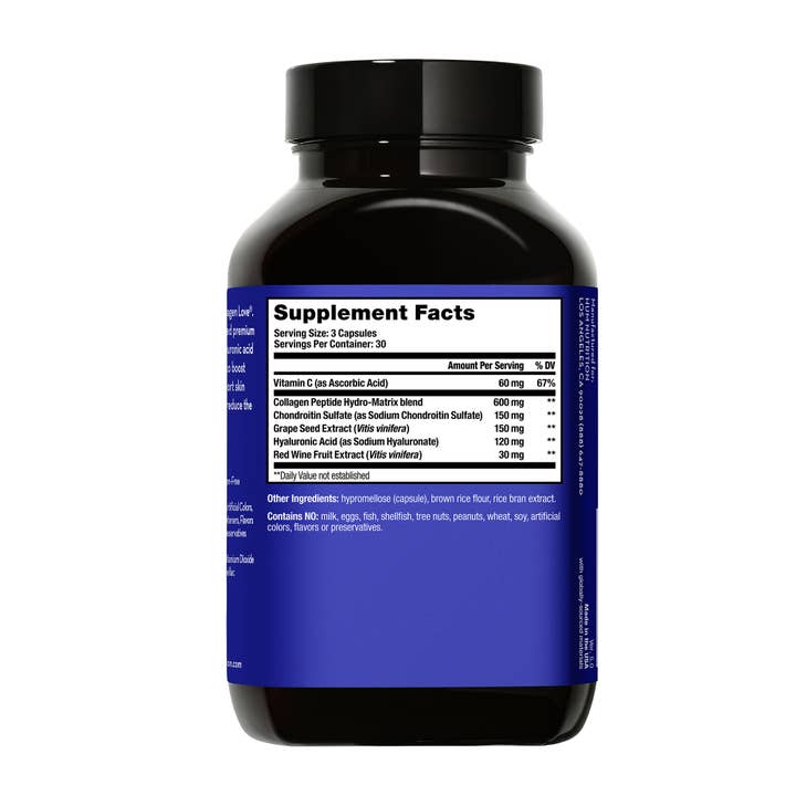 Hum Nutrition - Wholesale Oral Supplement/Vitamin - COLLAGEN LOVE CAPSULES FOR SKIN FIRMNESS