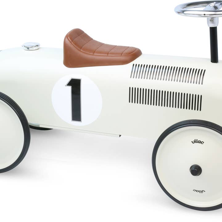 Hippychick – wholesale Toy car/truck – Child – Vilac - Off White Metal Car0