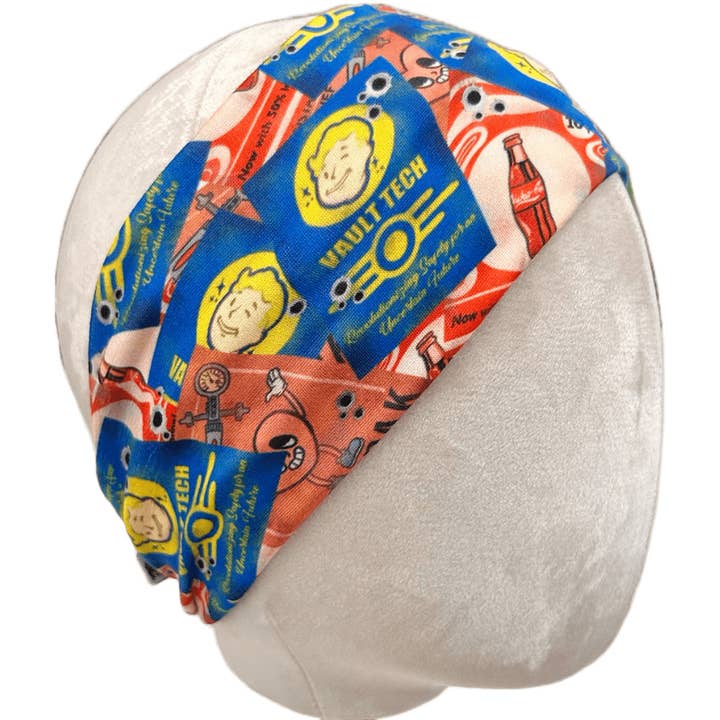 Vintage Poster Stretch Headband for wholesale by The Sassy Olive Handmade Headbands