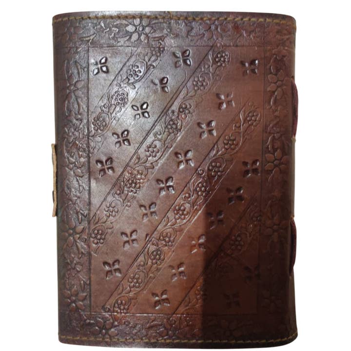 Tuzech Leather - Wholesale Journal/Diary - TUZECH Leather Journal Diary Skull Vintage Antique Book Of Shadows Handmade Notebook Sketchpad Hocus Pocus Notepad Gift for Men Women Seven Chakra With Leather Bound 7X5 Inches Brown3