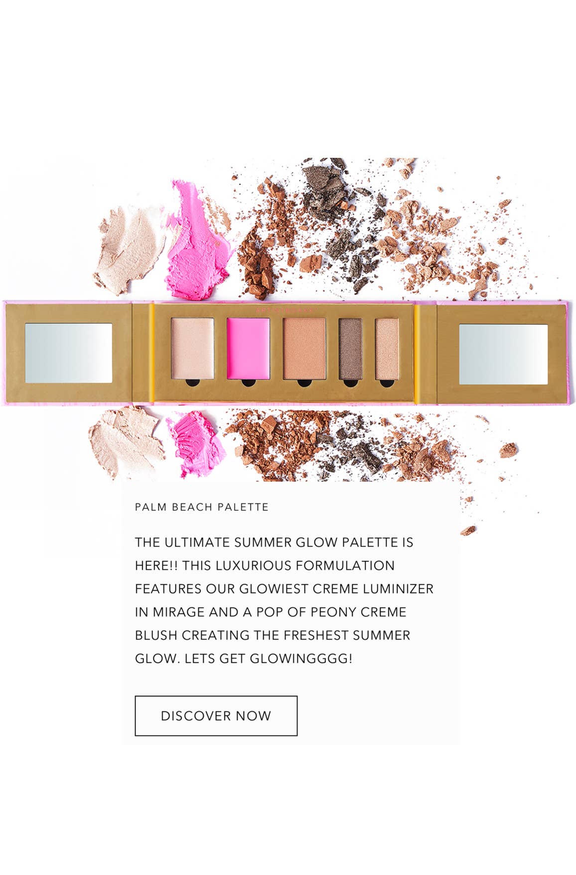 ARTISTBOXXX - Wholesale Face Makeup Palette - Palm Beach Polish and Glowww Palette1