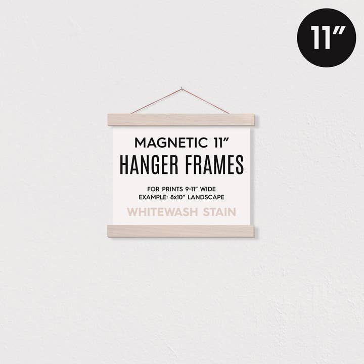 Hanger Frames - Venta al por mayor Marcos de fotos - Marco magnético para póster de 11" para impresión horizontal de 8 x 10 cm3