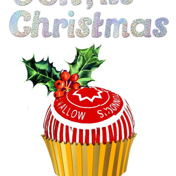 Wee Wishes – wholesale Christmas card – CHRISTMAS GAUN Yerse' Teacake Christmas Card1
