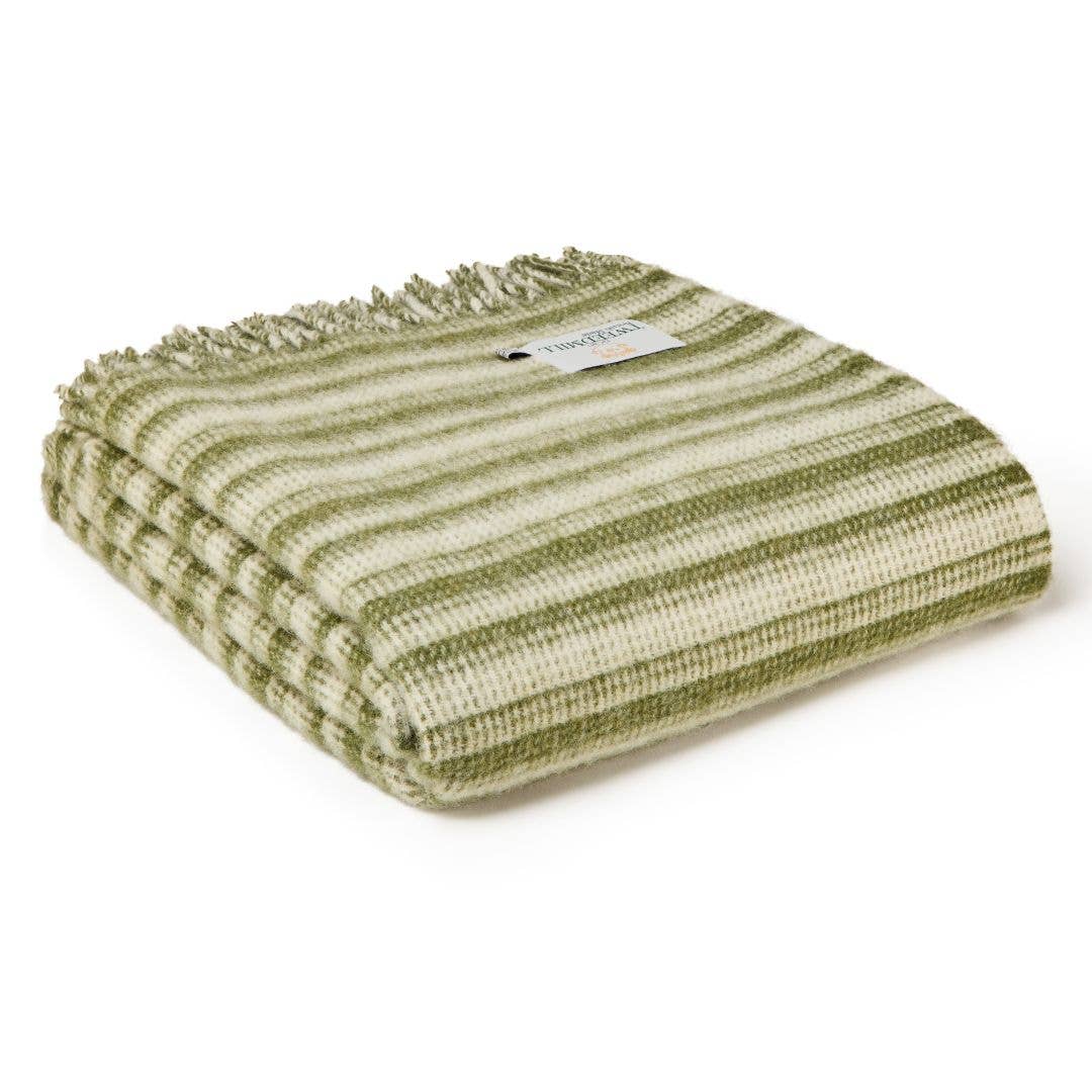 Tweedmill Textiles – wholesale Throw blanket – Aber Stripe Pure New Wool Throw  0