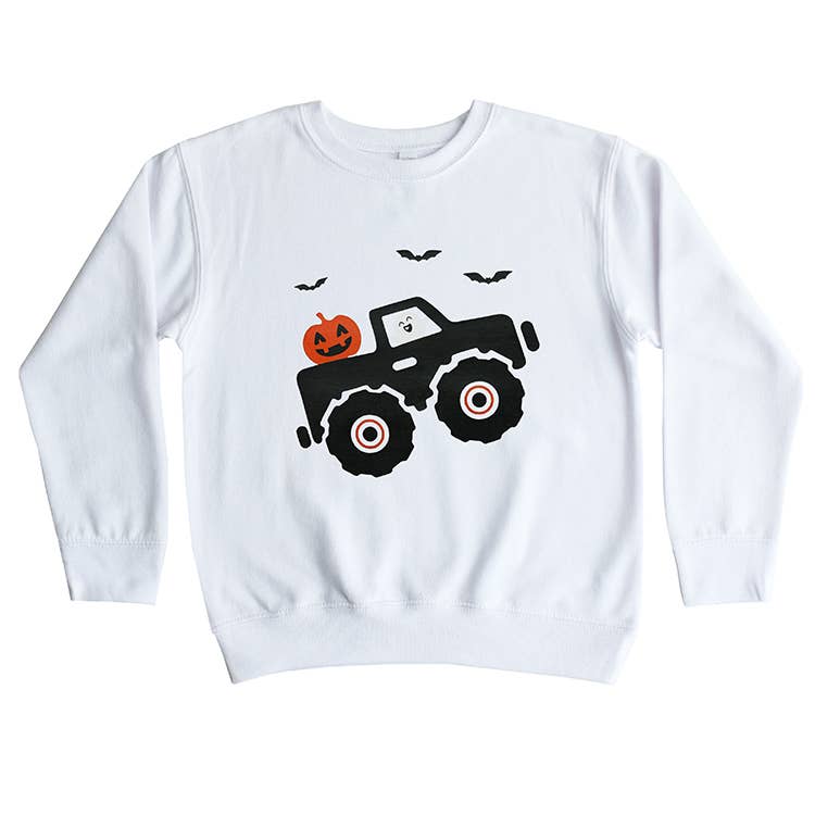 Sparkle Sisters by Couture Clips - Vente Sweat-shirt – enfant - Sweatshirt Halloween Monster Truck pour garçons0
