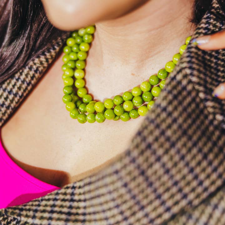 Allie + Bess - Wholesale Beaded/Pearl Necklace - Agnes Necklace6