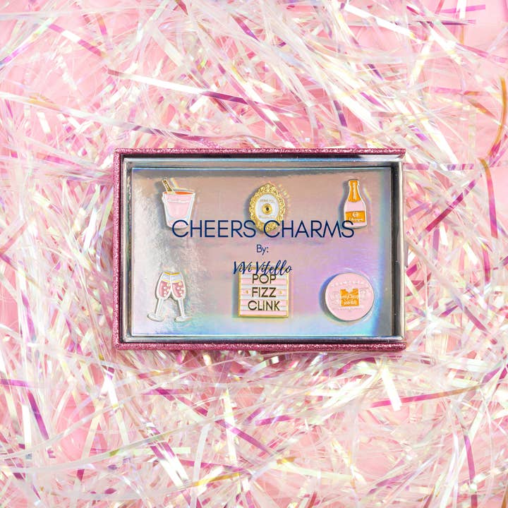 ViVi Vitello - Wholesale Wine Charm - Rendez-Veuve Cheers Charms, Set of 62