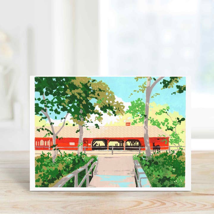 Carte de notes Horse Stable pour la vente par Little Splashes of Color