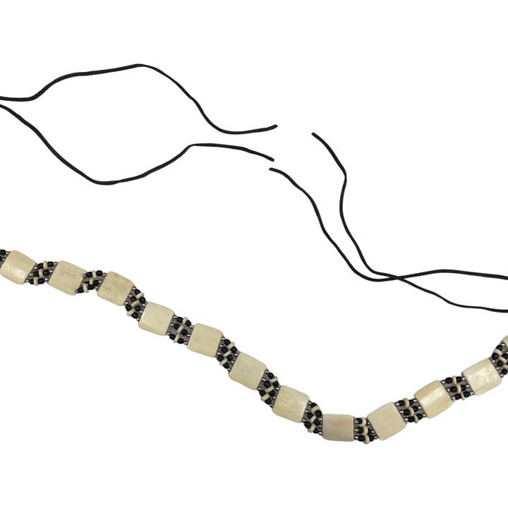 Buffalo Bone Bead Belt for wholesale by Treasure Jewelry